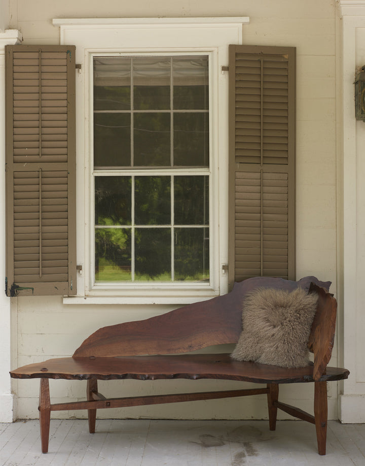 Claro Walnut Live Edge Chaise