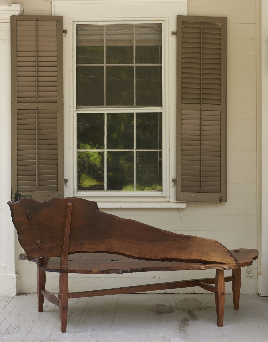 Claro Walnut Live Edge Chaise