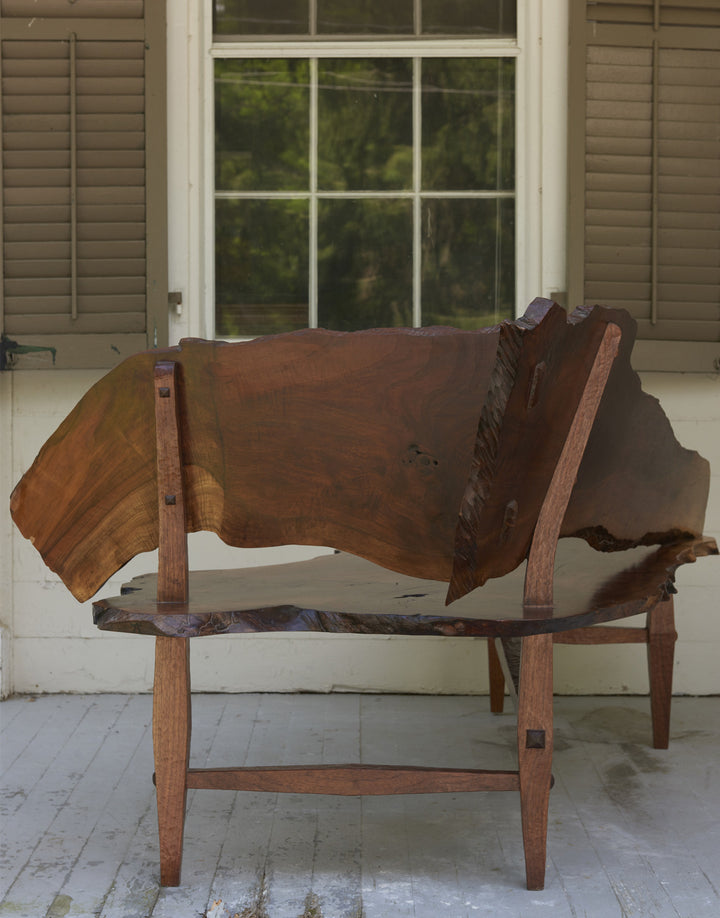 Claro Walnut Live Edge Chaise