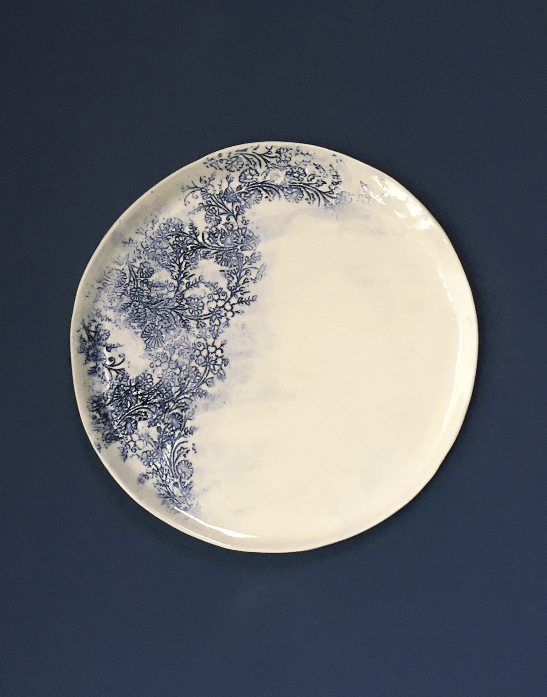 DBO HOME Handmade Porcelain Kashmir Dinner Plate