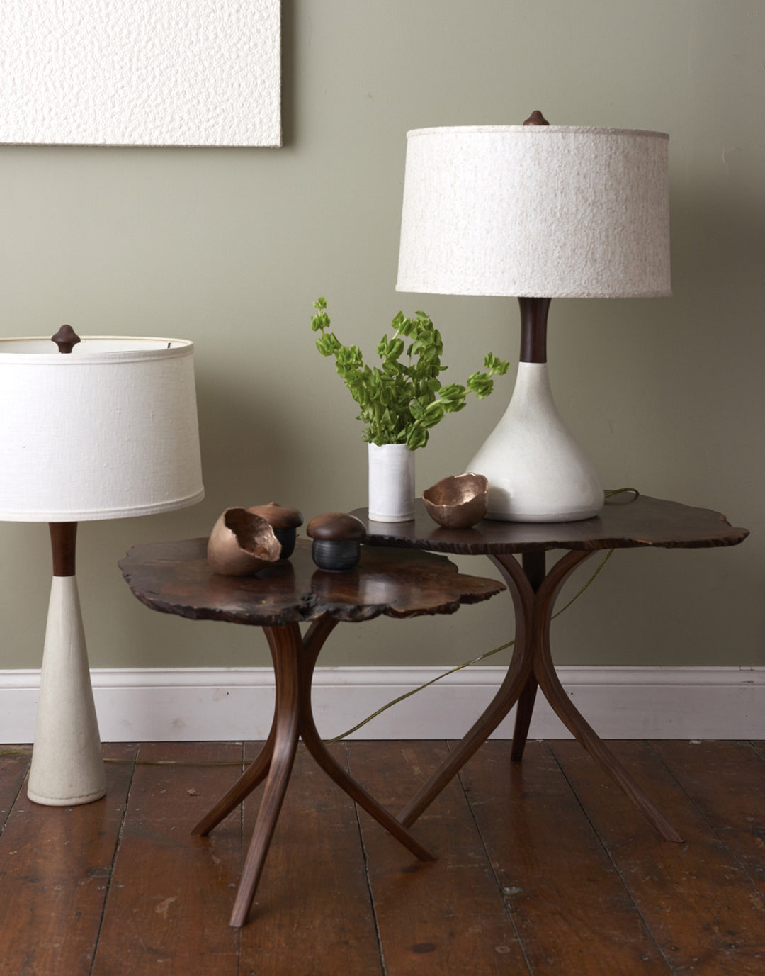 Burl End Tables