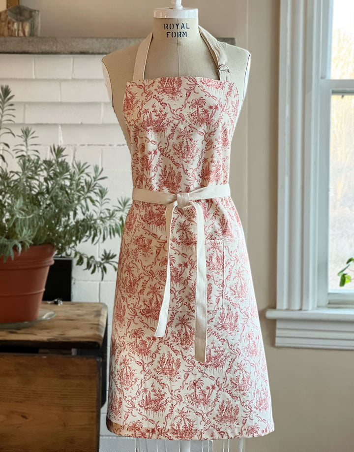 Classic Vintage Print Apron