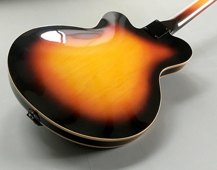 Semi Acoustic Sunburst Guitar