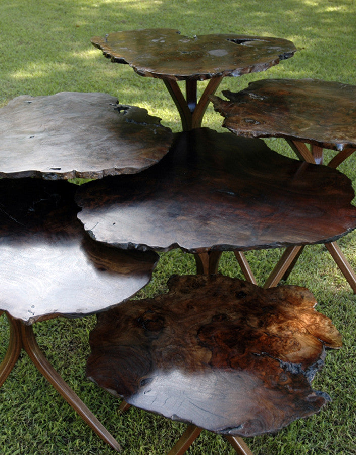 Burl End Tables