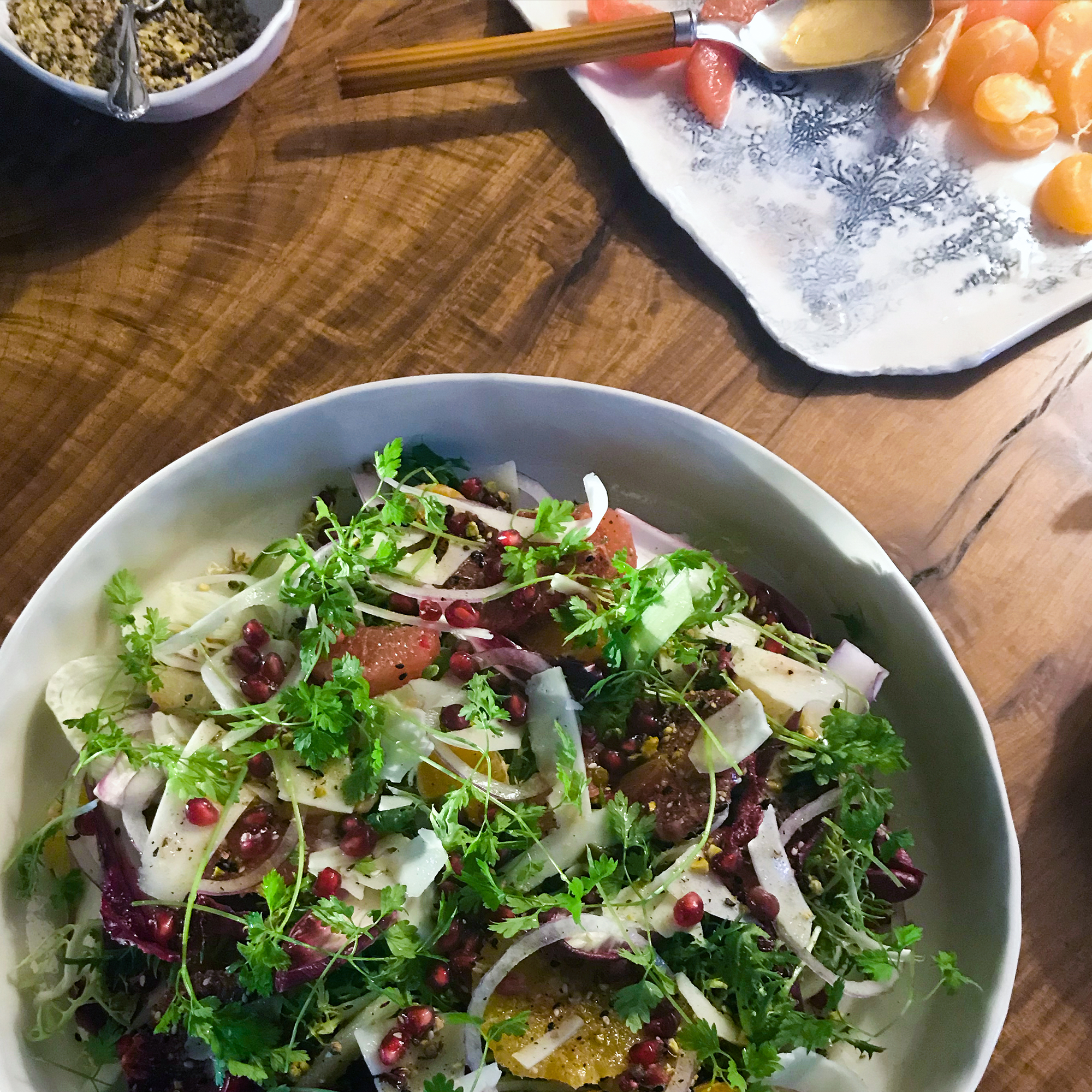 New Years Citrus and Bitter Greens Salad