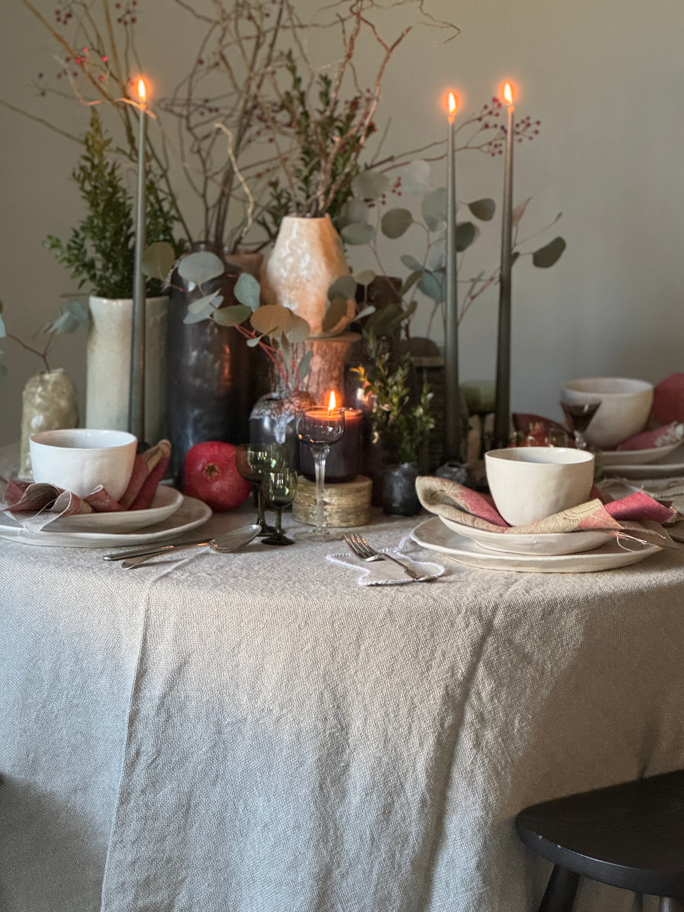 DBO Home + Good: Holiday collaboration table set with unique ceramic and vintage pieces for Greenwich By Design