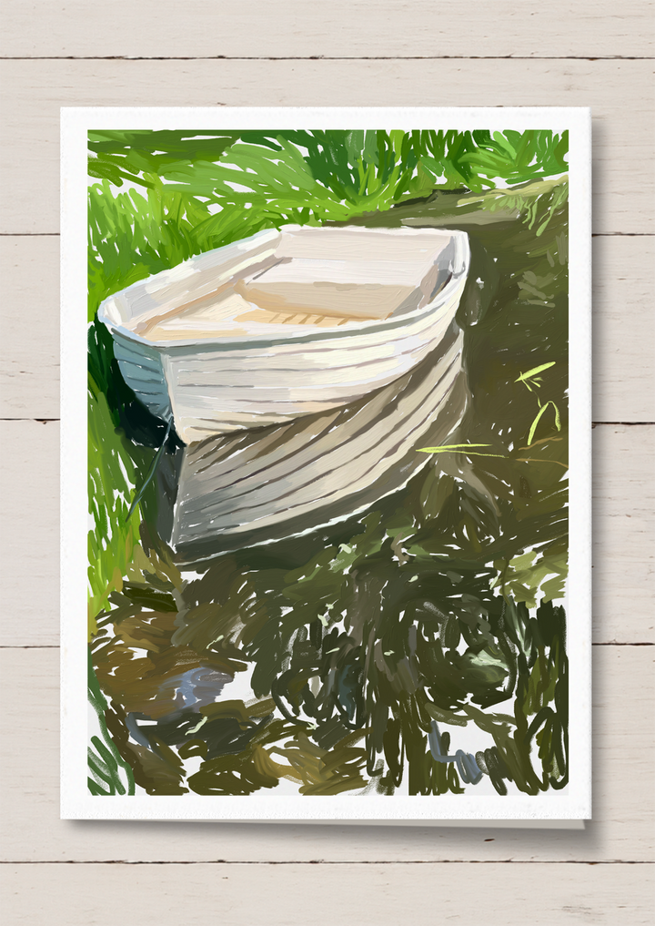 "Maine Dinghy" Card Set of 6 by Russell Brandwein