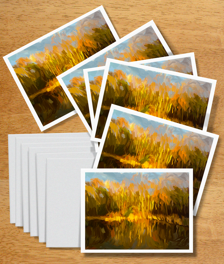 "Golden Hour" Card Set of 6 by Russell Brandwein