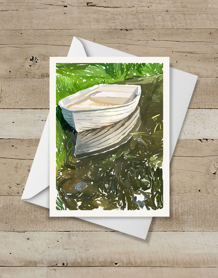 "Maine Dinghy" Card Set of 6 by Russell Brandwein