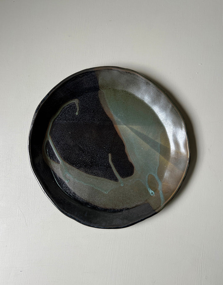 Wabi Dinner Plate in Granite