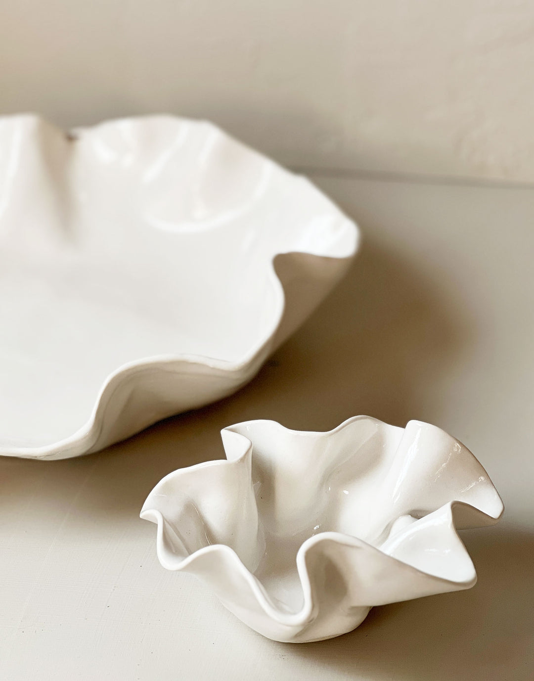 One Of A Kind Small Ruffle Bowl