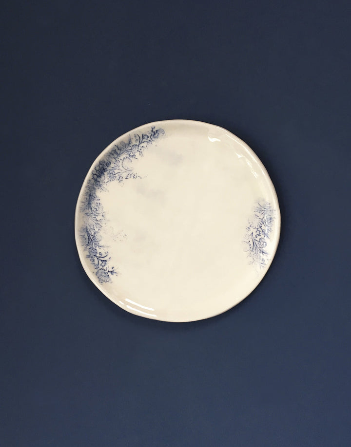 DBO HOME Handmade Porcelain Kashmir Salad Plate