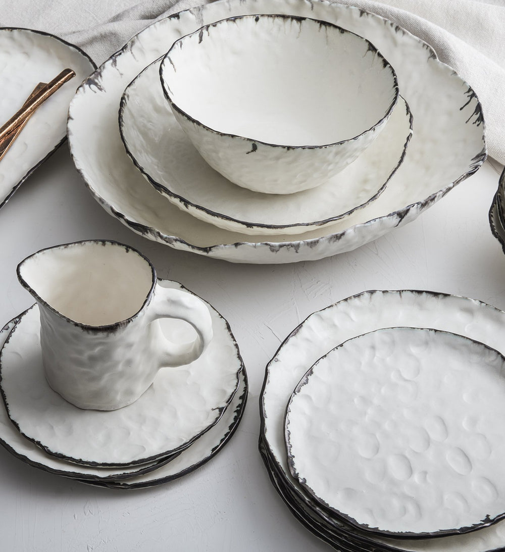 DBO HOME Handmade Pinch Porcelain Serving Bowls