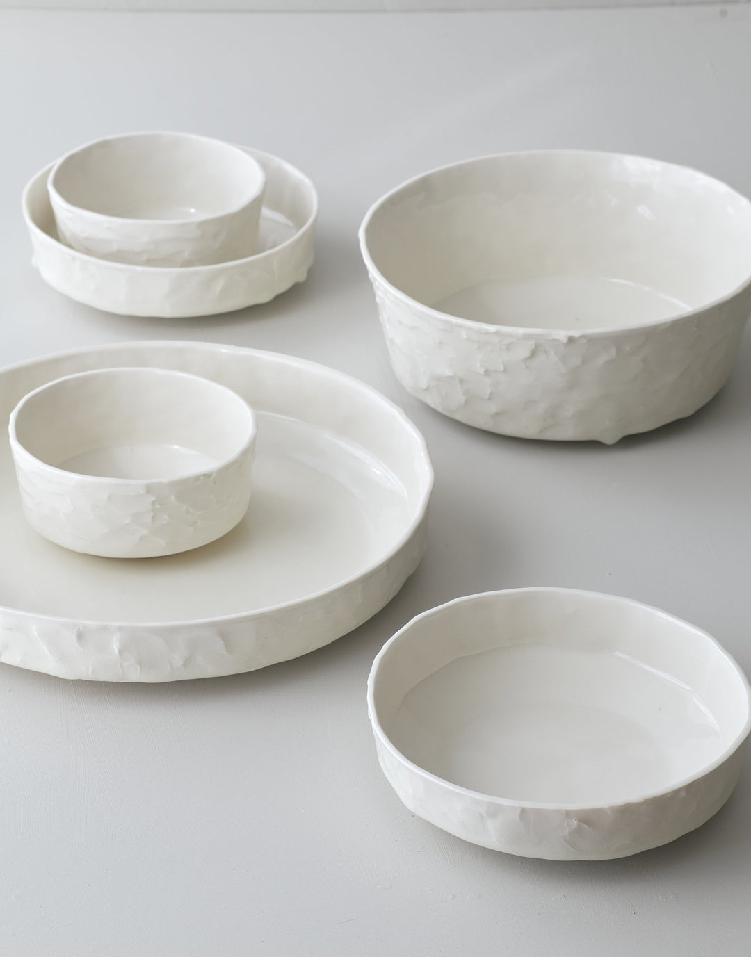 [READY TO SHIP] Stucco Serving Bowl