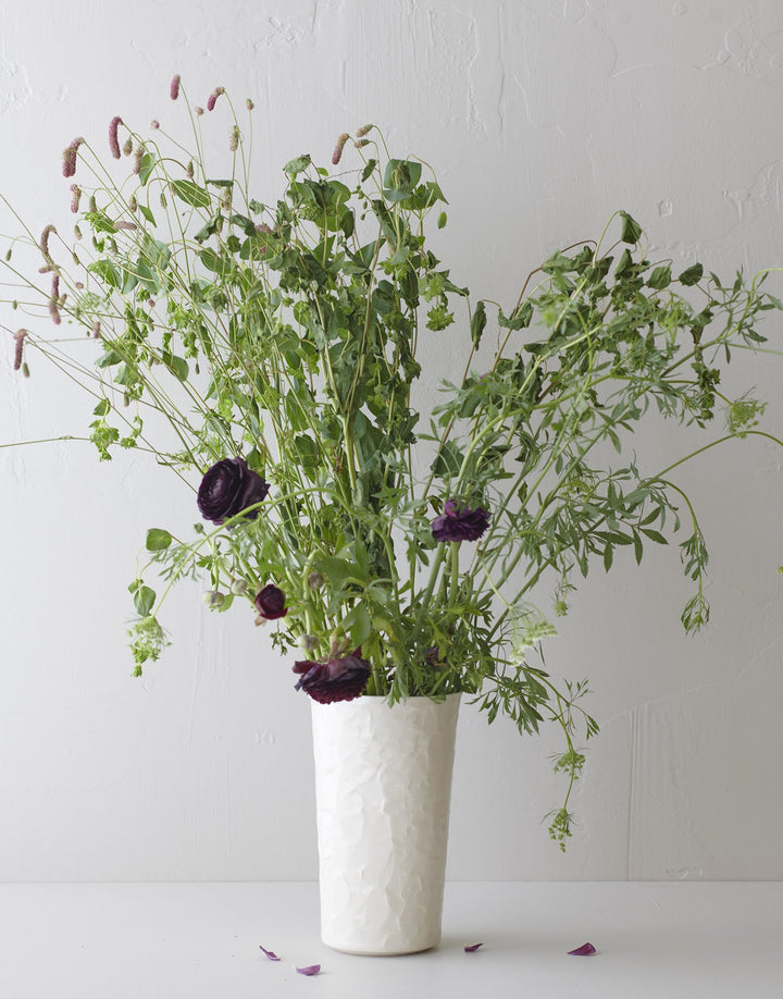 [READY TO SHIP] Stucco Slim Vase