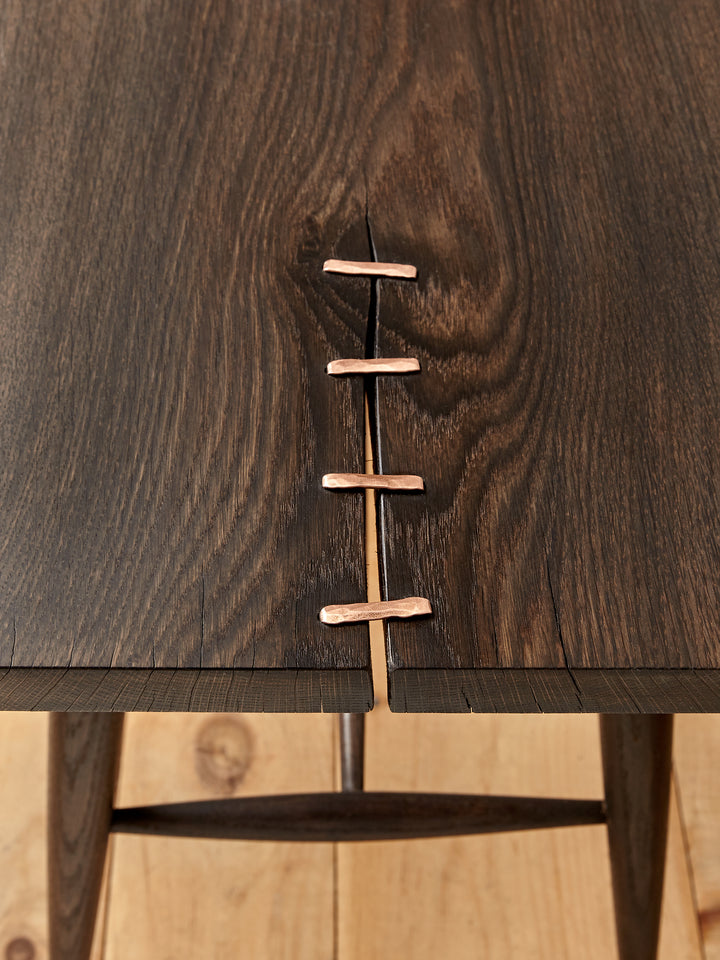 Devon Mended Console Table detail made to order custom furniture