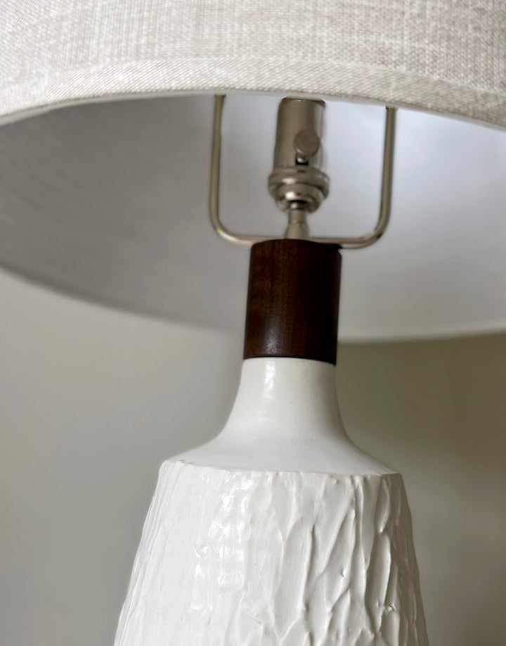 One-Of-A-Kind Stucco Table Lamp