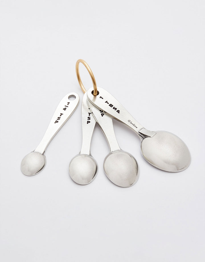Handmade Pewter Measuring Spoons
