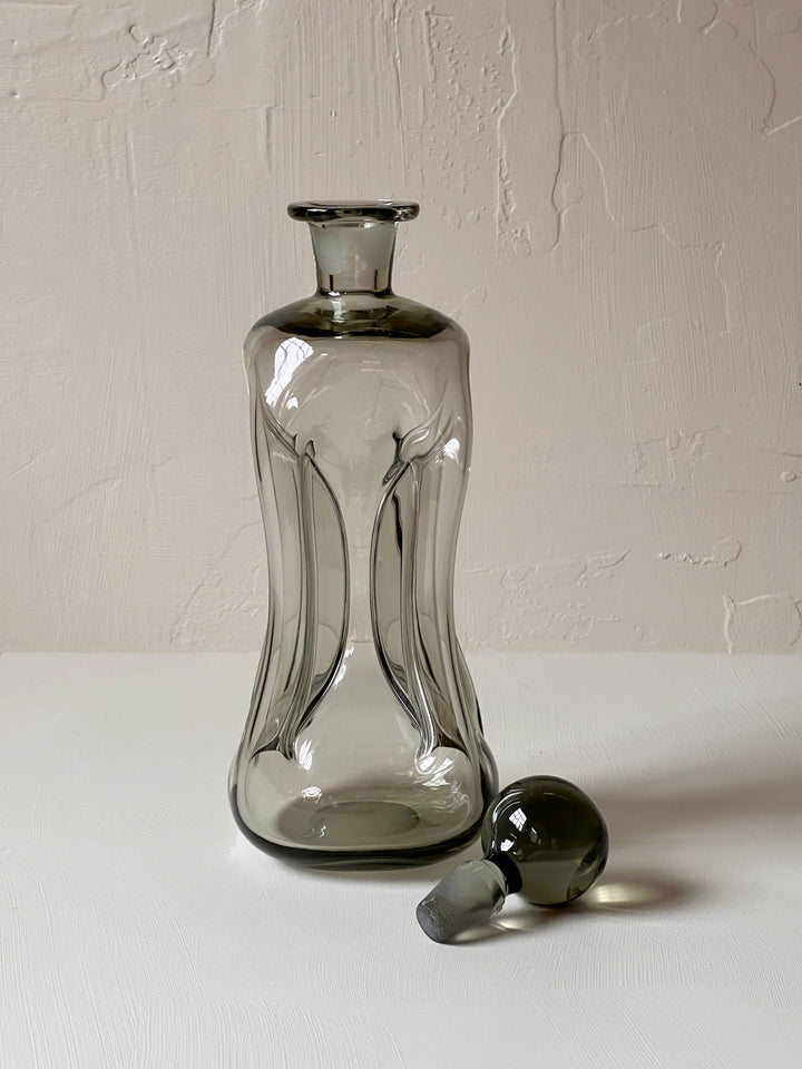 Vintage Holmegaard Blown Glass Decanter